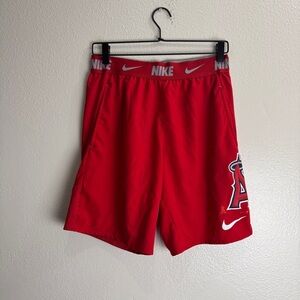 Nike Anaheim Angels Dri Fit Shorts Size Small